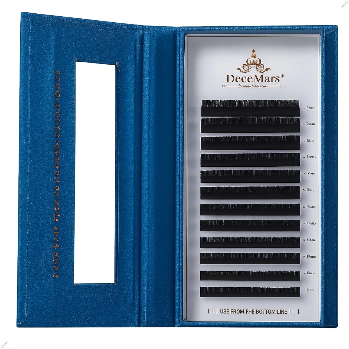 Cílios Decemars Ellipse Flat Mix Tesourinha - 1 Unidade