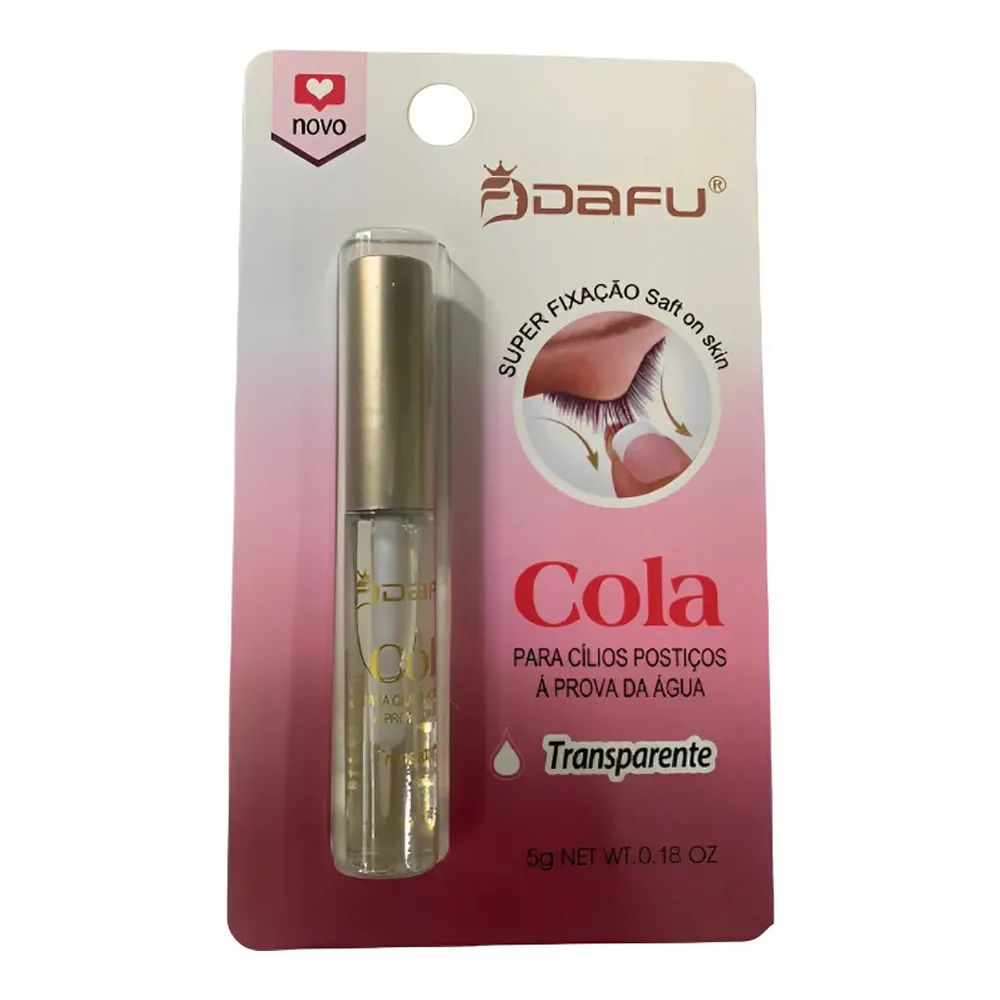 Cola Dafu Cílios Postiços Á Prova da Água 5g Transparente