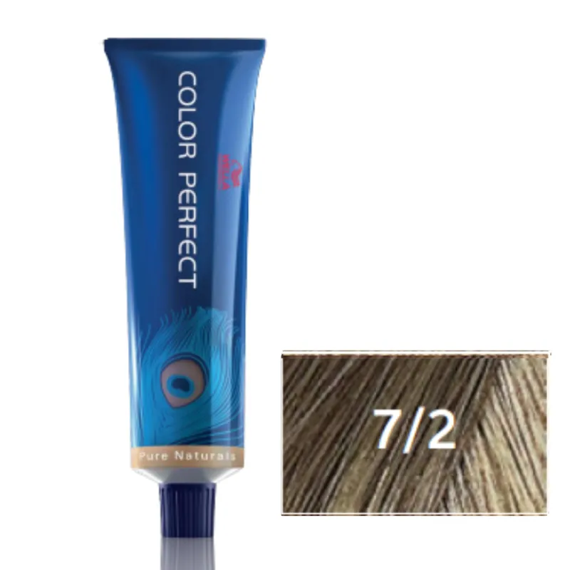 Wella Professionals Tintura Color Perfect 7-2 Louro Médio Matte 60g