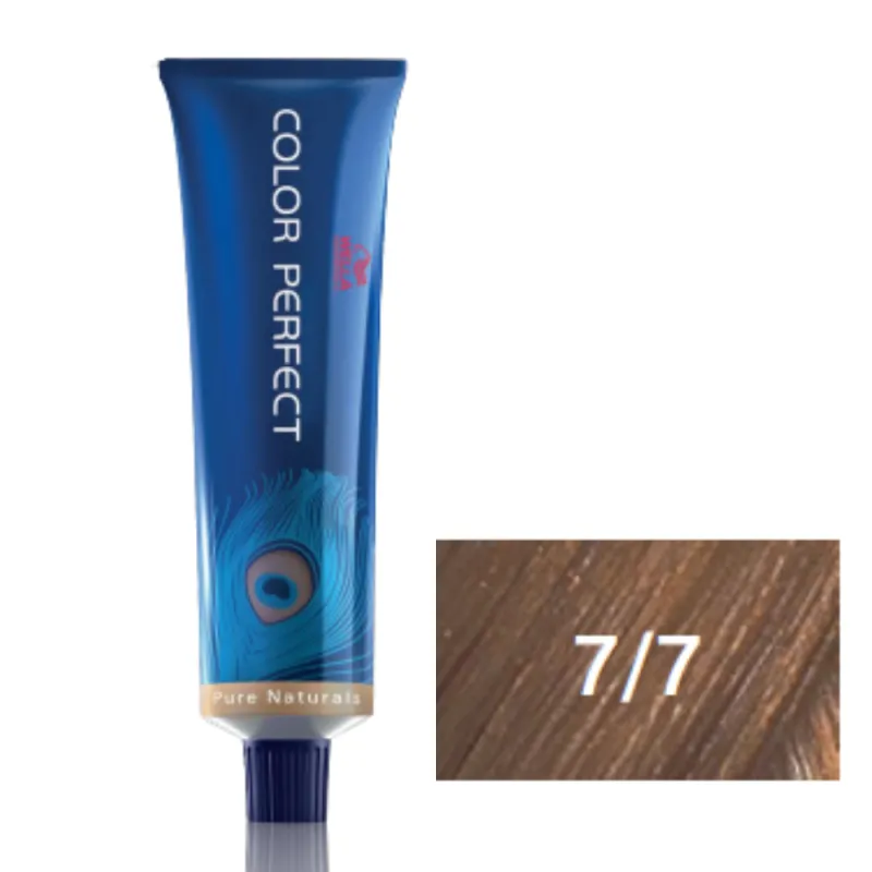 Wella Professionals Tintura Color Perfect 7-7 Louro Médio Marrom 60g