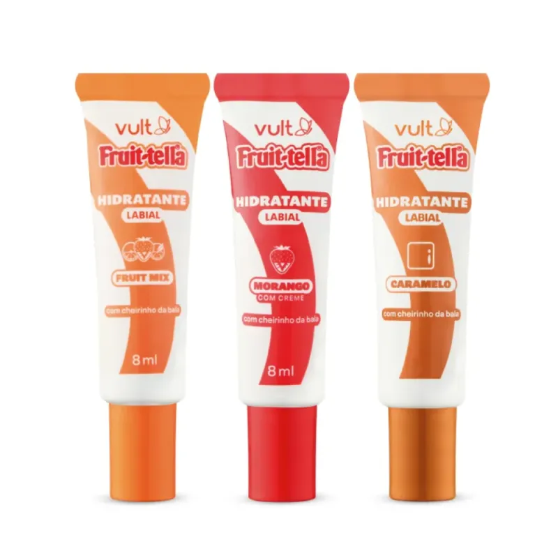 Vult Kit Hidratante Labial Vult&Fruit-tella® (3 itens)