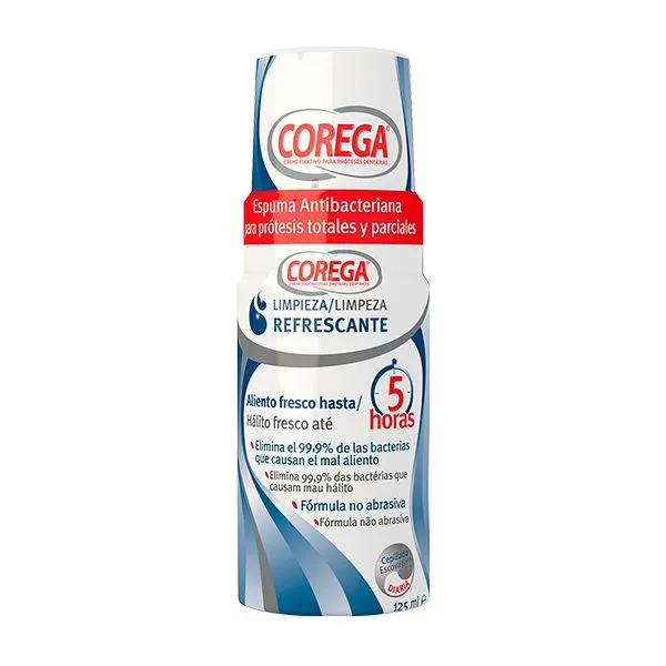 Corega Espuma Limpeza Prótese 125 mL