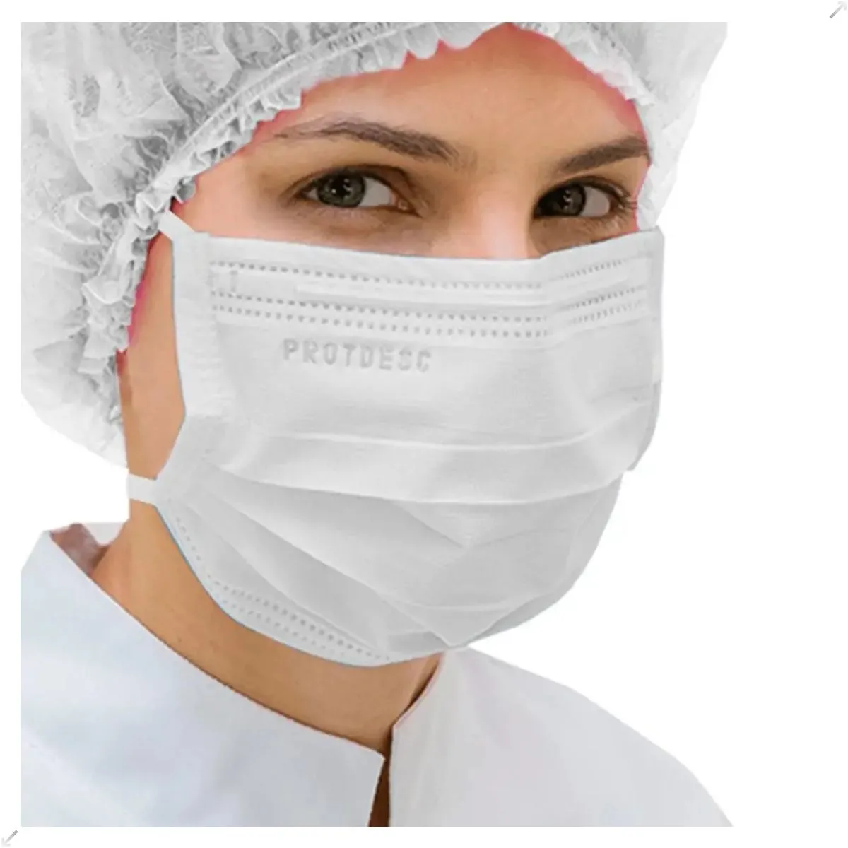 Máscara Descartável Protdesc Tripla Camada Elastico - 750 Unidades