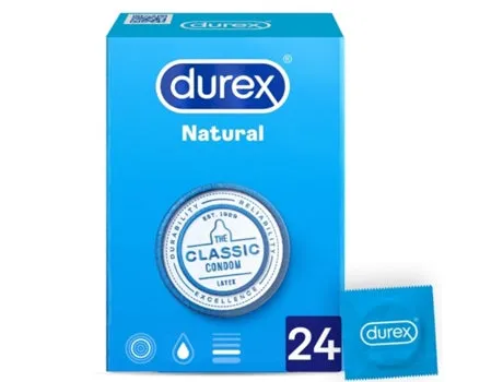 Durex Preservativos Natural Plus x 24 Unidades