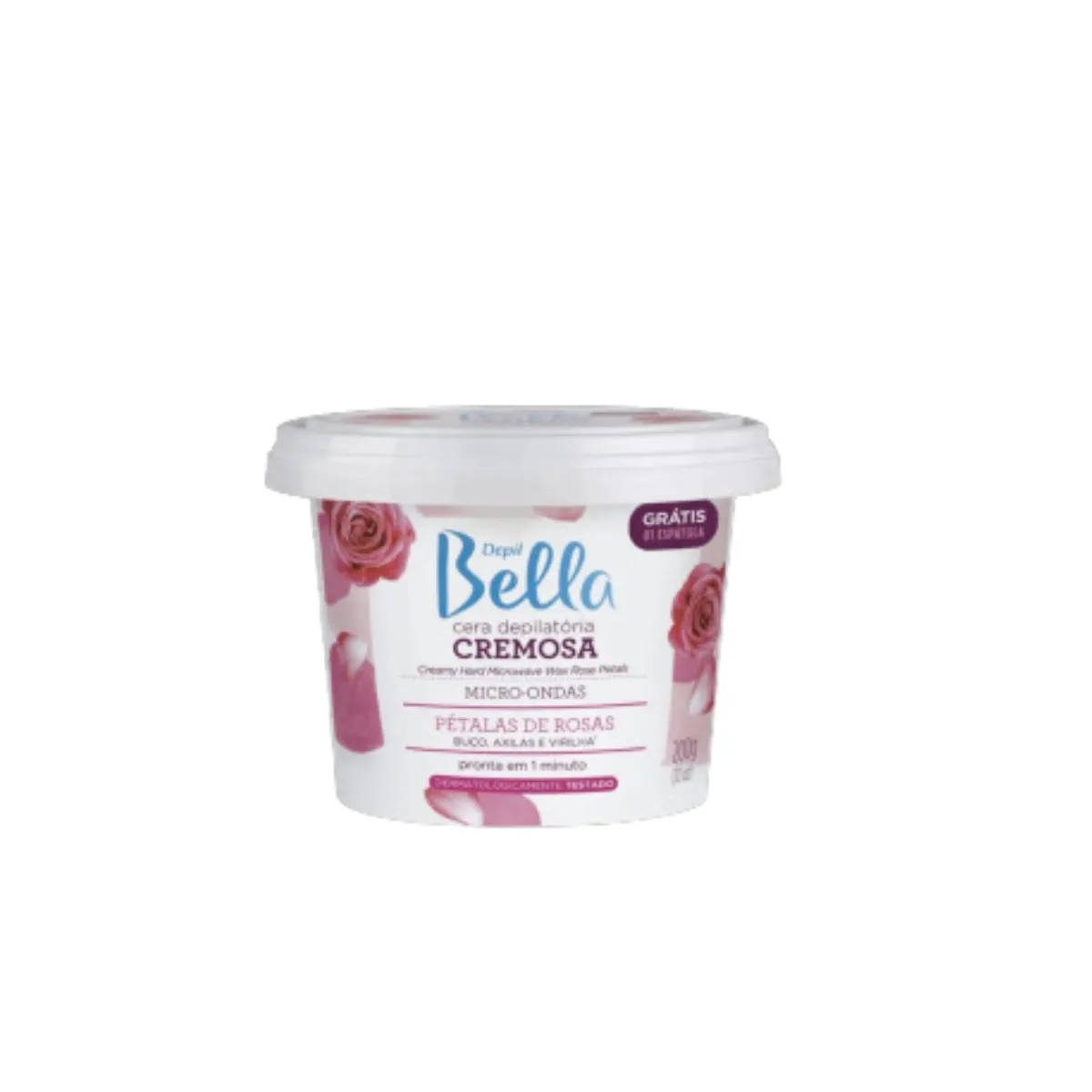 Depil Bella Cera Micro-ondas Pétalas De Rosas 100g