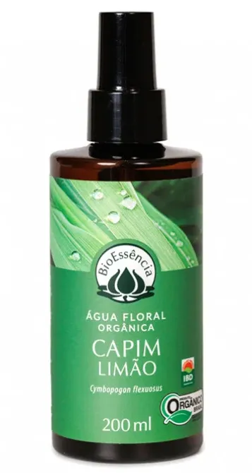 BioEssência Água Floral de Capim Limão Orgânico (Hidrolato) 200ml