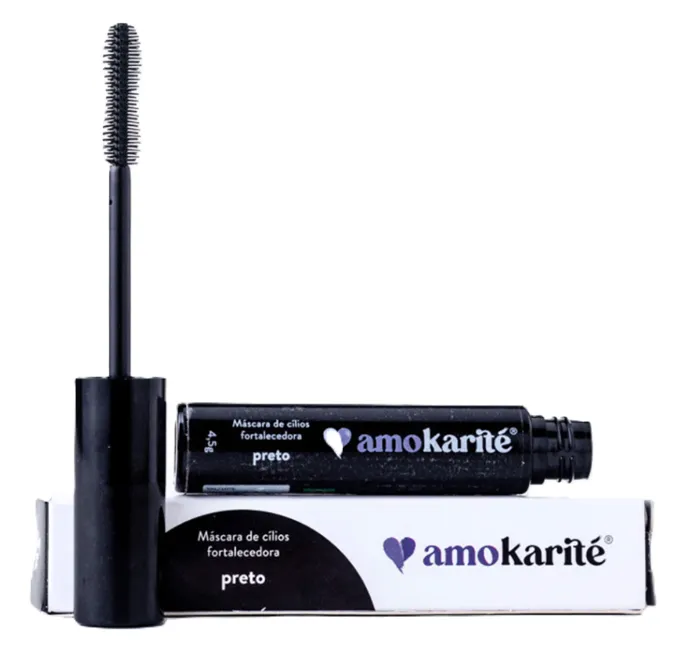 AmoKarité Máscara de Cílios Fortalecedora - Cor Preto 4,5g