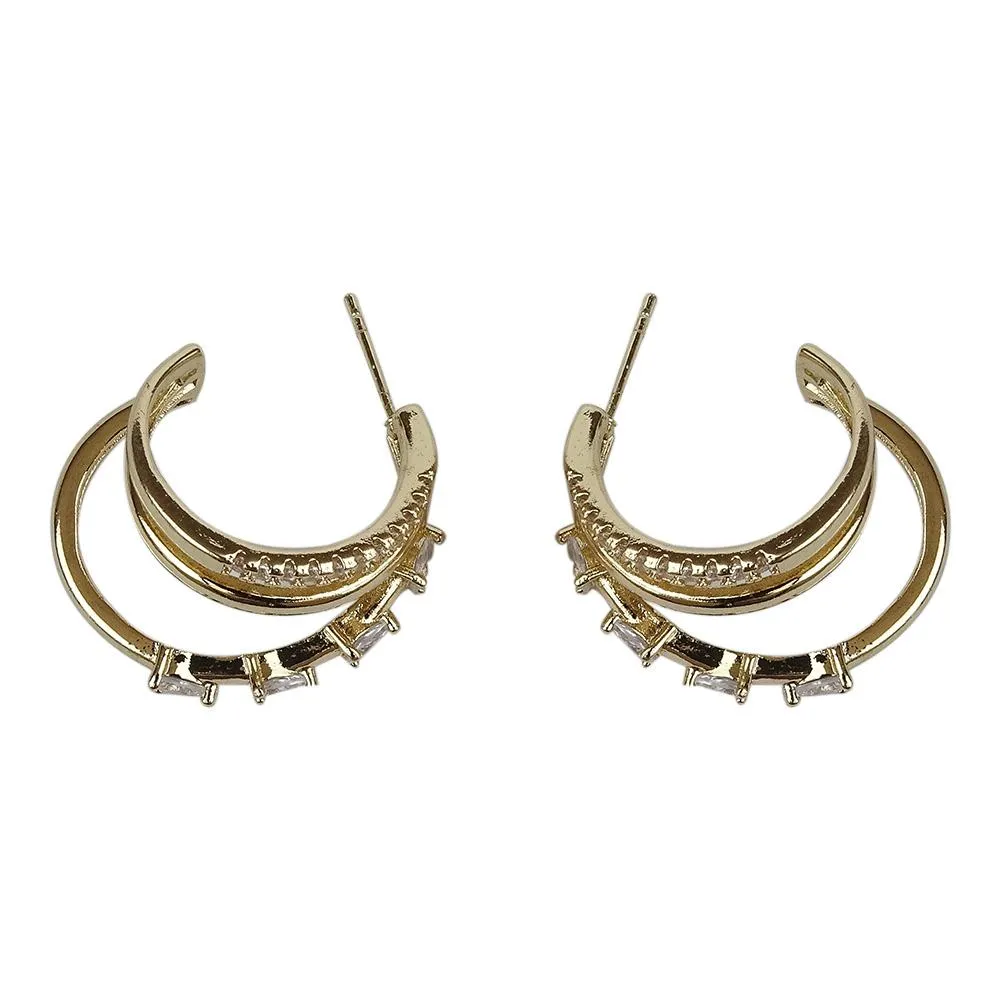 2319-1 | Brinco de Argola Tripla | Importado