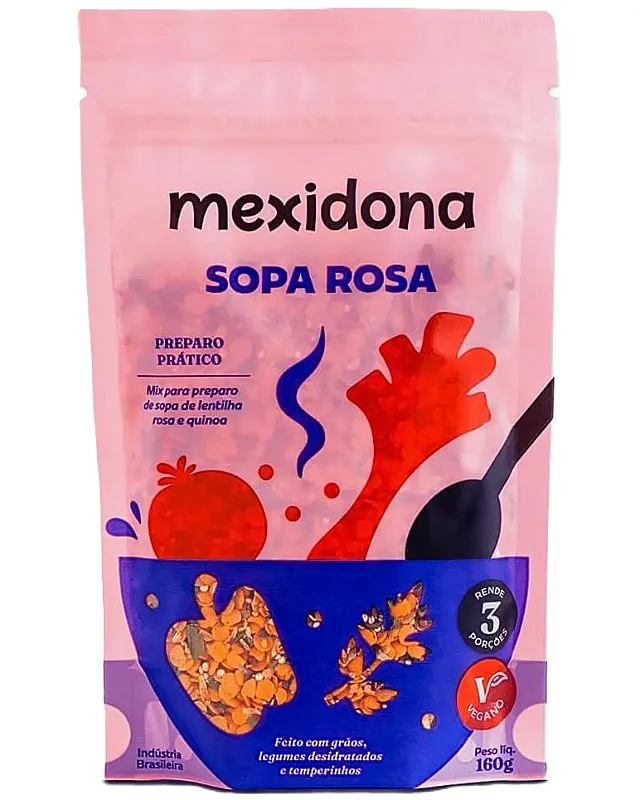Mexidona Sopa Rosa Low Carb 160g