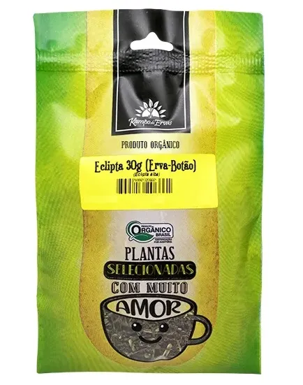 Kampo de Ervas Eclipta (Erva Botão) Orgânica Fracionada 30g