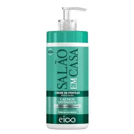EICO CREME DE PENTEAR SALAO EM CASA CACHOS 600ML
