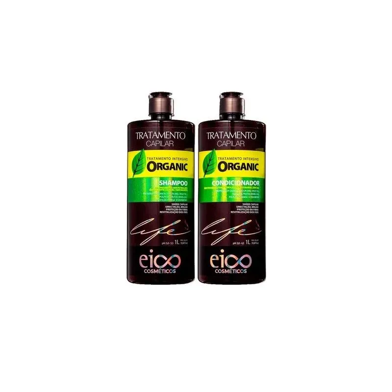 EICO KIT SHAMPOO/CONDICIONADOR ORGANIC 2X1L