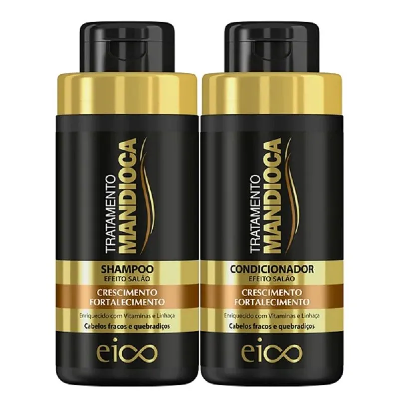 EICO KIT SHAMPOO 450ML/CONDICIONADOR 400ML MANDIOCA