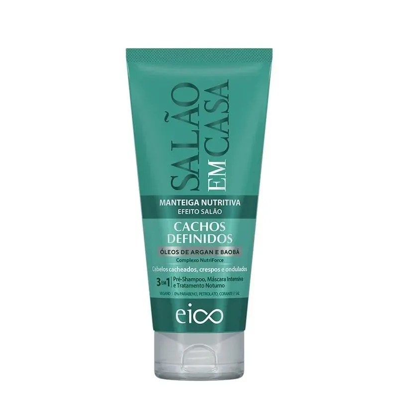 EICO MANTEIGA NUTRITIVA SALAO EM CASA CACHOS 180ML