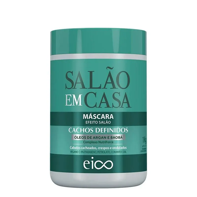 EICO MASCARA SALAO EM CASA CACHOS 1KG