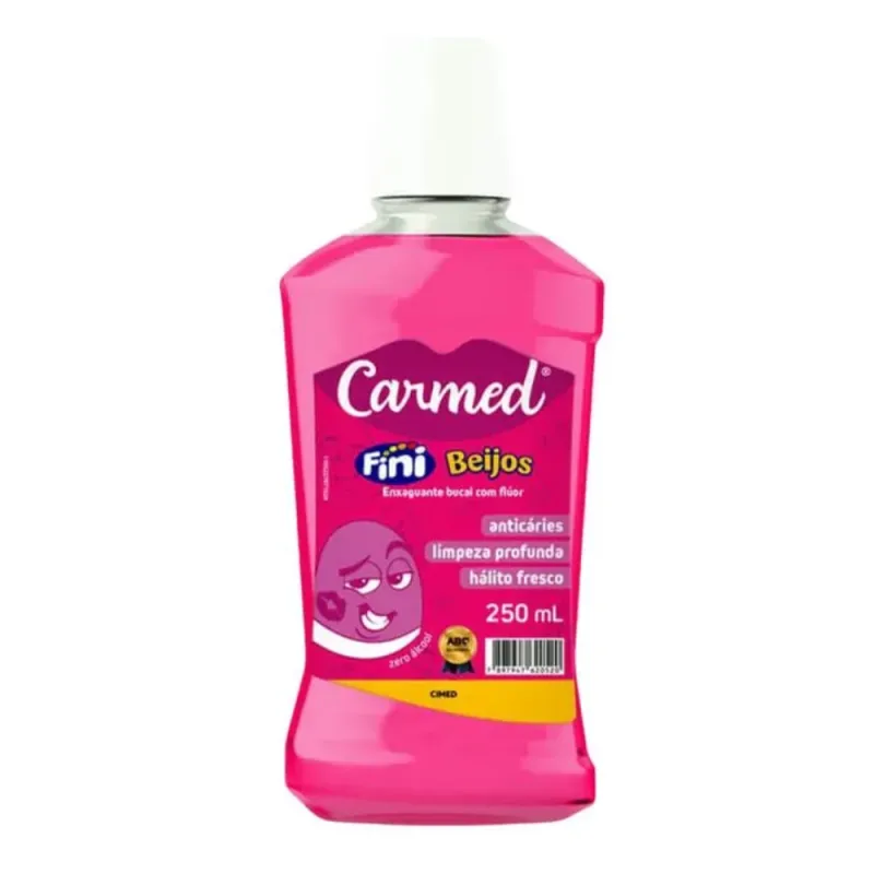 Carmed Enxaguante Bucal Carmed Fini Beijos 250ml