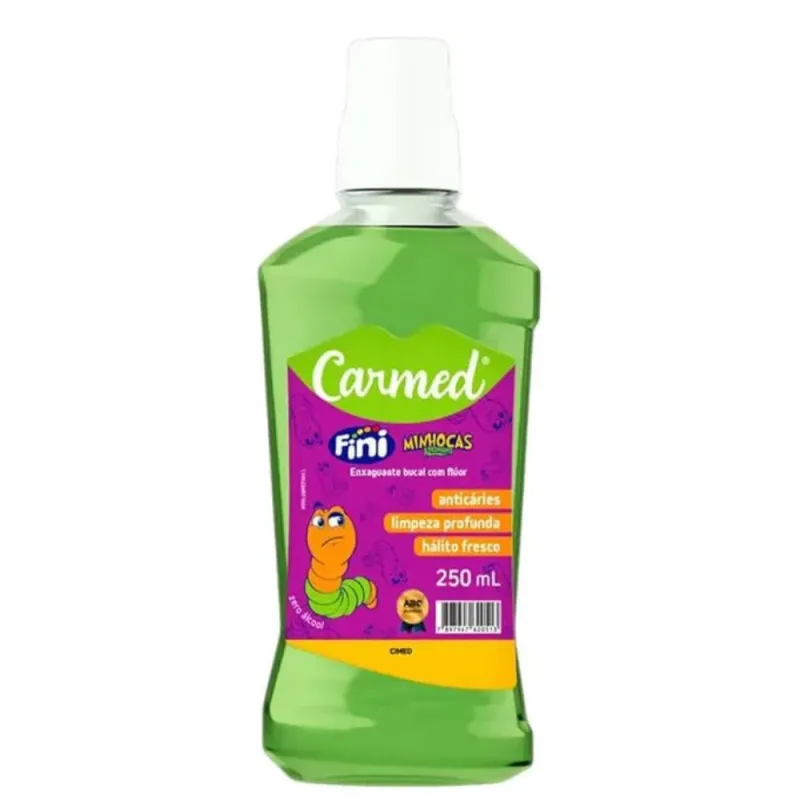 Carmed Enxaguante Bucal Carmed Fini Minhoca 250ml