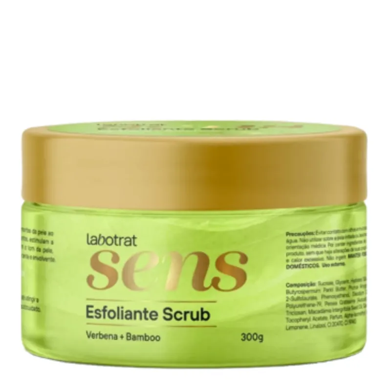 Labotrat Sens Esfoliante Scrub Corporal Verbena & Bamboo 300g