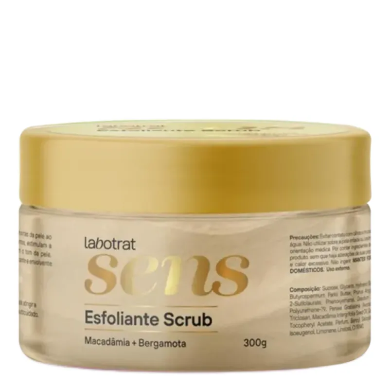 Labotrat Sens Esfoliante Scrub Corporal Macadâmia & Bergamota 300g