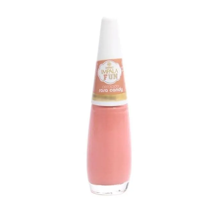 Esmalte Impala Fun Rosa Candy Perolado 7,5mL