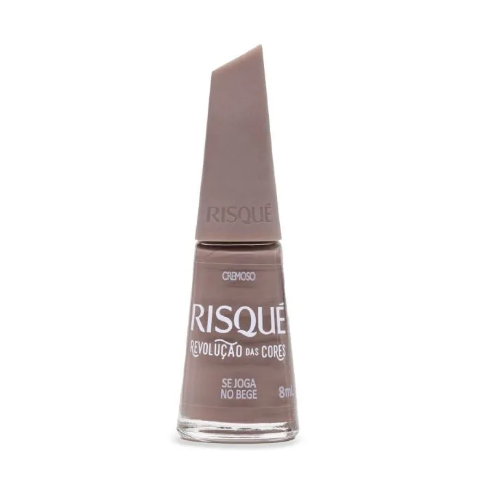 Esmalte Risque Revolucao Das Cores Se Joga No Bege