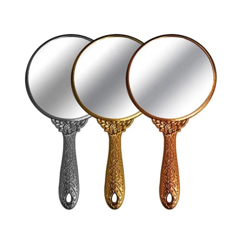 Espelho de Mão Redondo Modelo Retrô