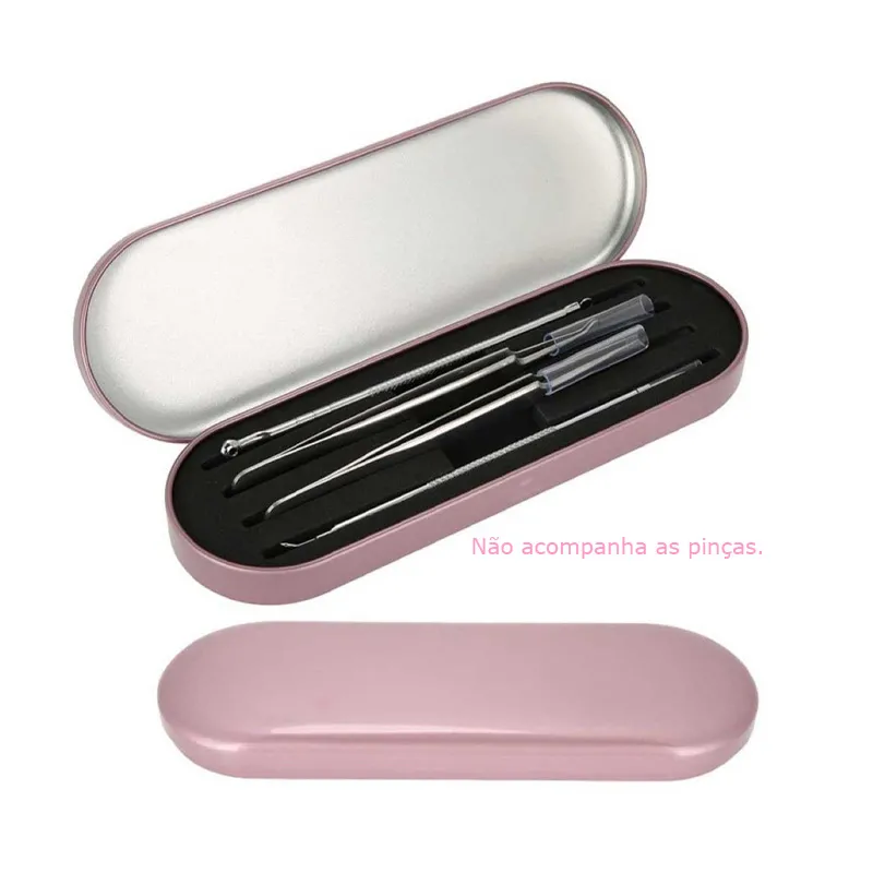 Estojo para Pinças de Metal