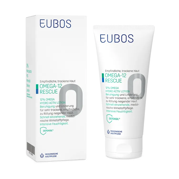 Loção Hydro-Ativa de Eubos Omega 200 ml