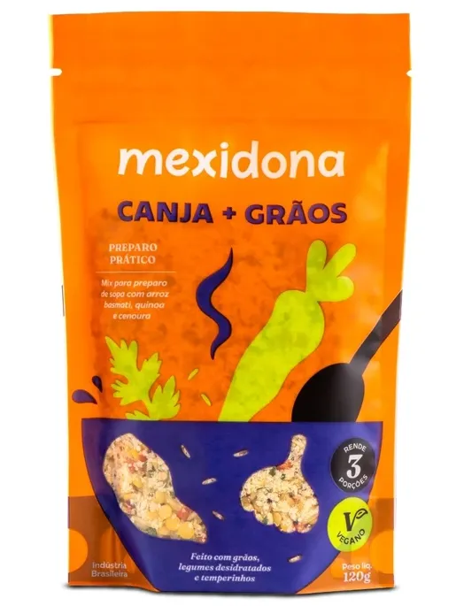 Mexidona Canja + Grãos 120g