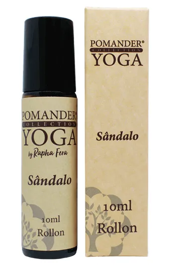 Pomander Yoga Sândalo Roll-on com Óleos Essenciais by Rapha Fera 10ml