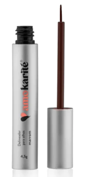 AmoKarité Delineador Para Olhos Fortalecedor - Cor Marrom 4,5g