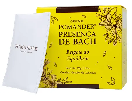 Pomander Presença de Bach Chá Misto Resgate do Equilíbrio Caixa 10 Sachês
