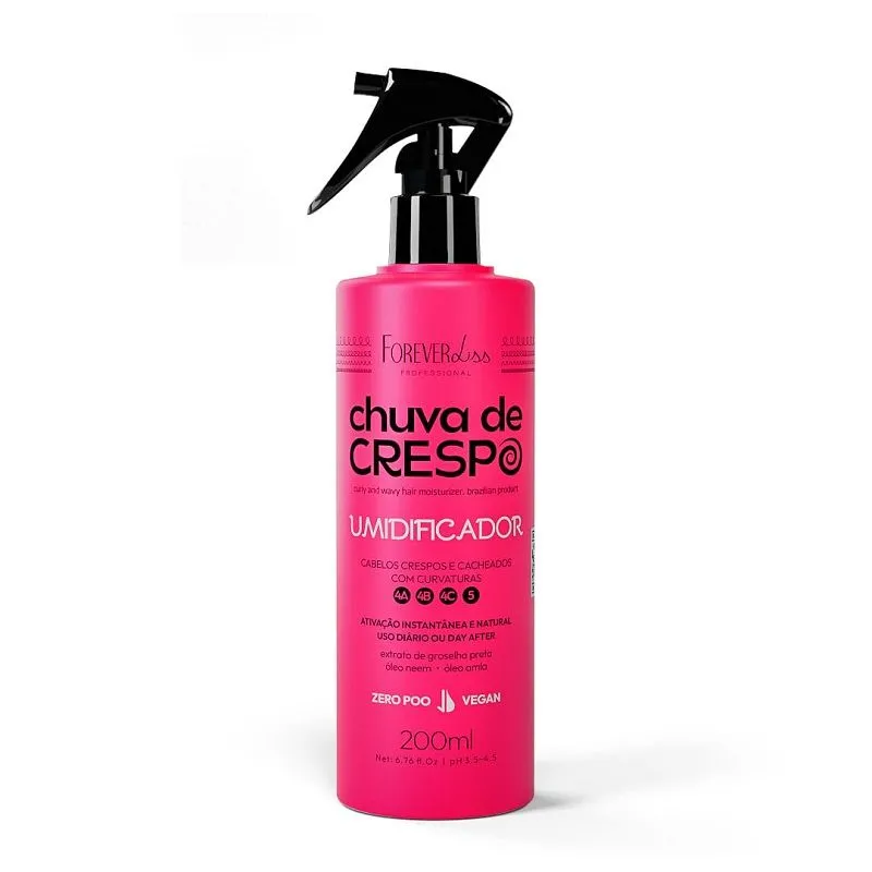 FOREVER LISS UMIDIFICADOR CHUVA CRESPO 200ML