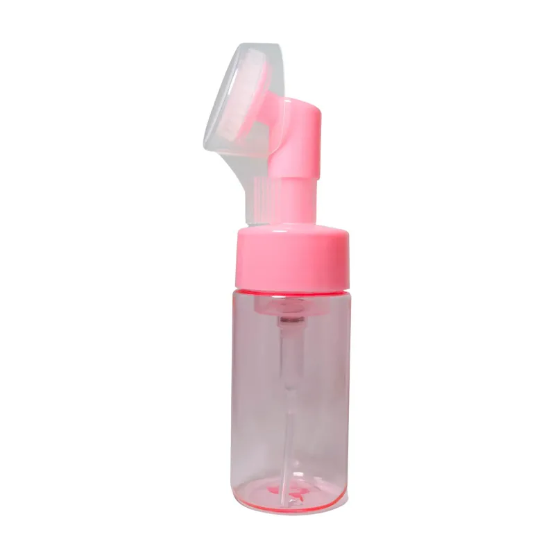 Frasco Pump Espumador Rose com Escova de Silicone 100ml