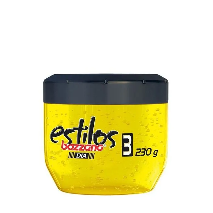 Modelador Gel Fixador Bozzano Estilos Fator 3 230G, Bozzano