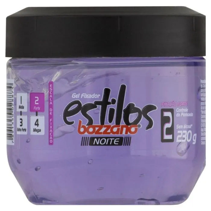 Gel Fixador Bozzano Estilos Noite Fator 2 230G