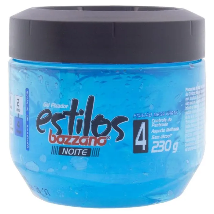 Gel Fixador Bozzano Estilos Noite Fator 4 230G