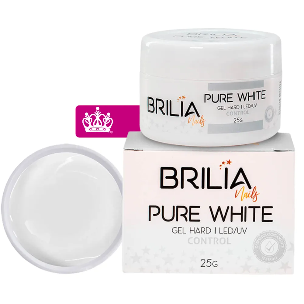 Gel Control Pure White 25g - Brilia Nails