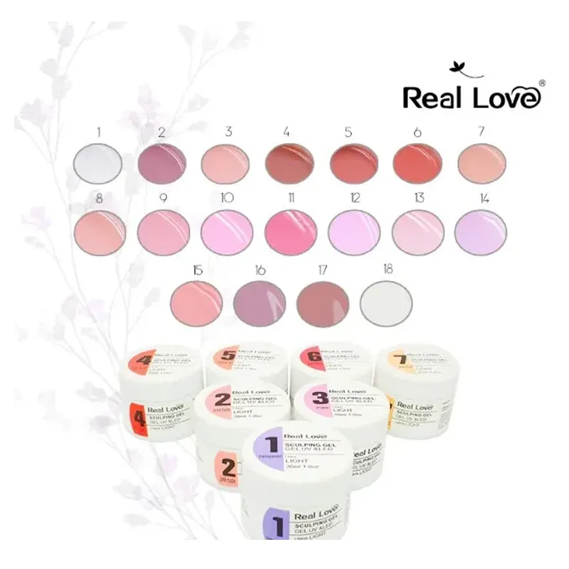 Gel Real Love Linha Light Pote 15ml