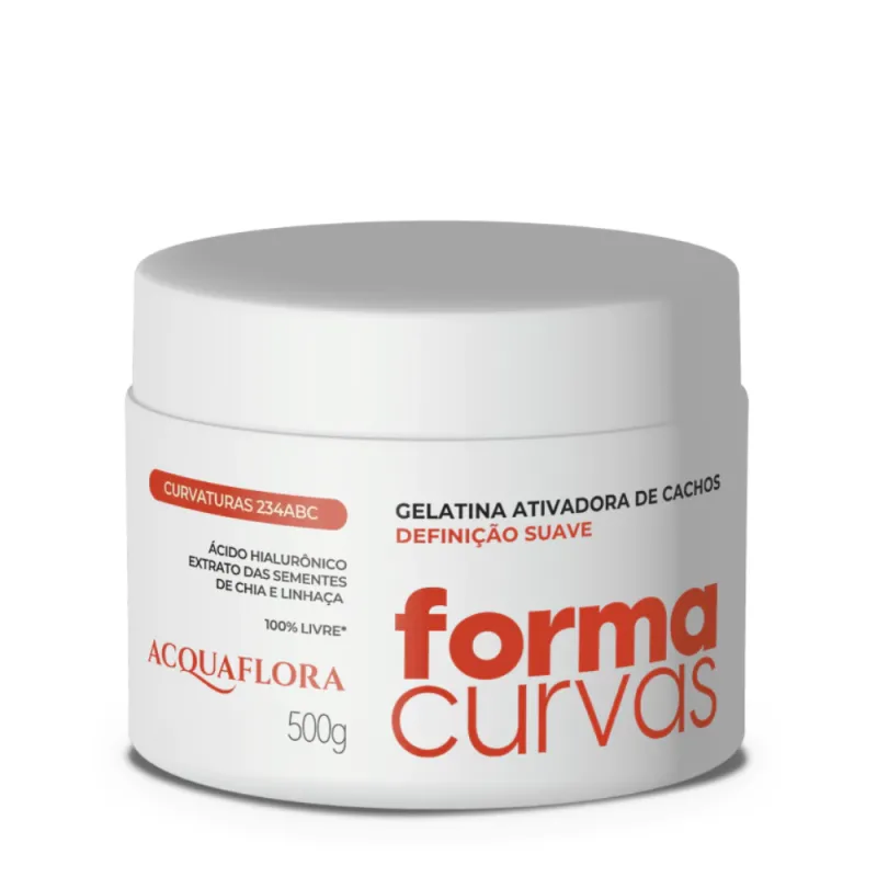 Acquaflora Gelatina Ativadora de Cachos Forma Curvas 500g