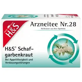 H&S Yarrow Herb No. 28 TEA HERBAL 1 Caixa