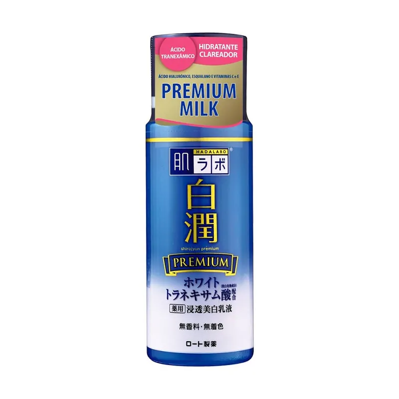 HADA LABO SHIROJYUN HIDRAT FACIAL CLAREADOR PREMIUM MILK 140ML