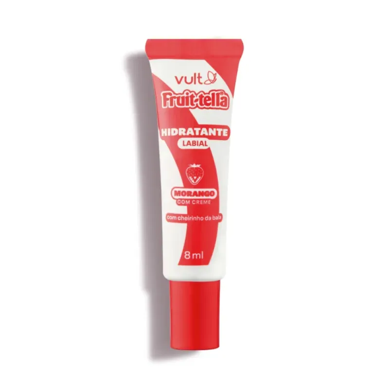 Vult Hidratante Labial Vermelho Morango com Creme Vult&Fruit-tella® 8ml