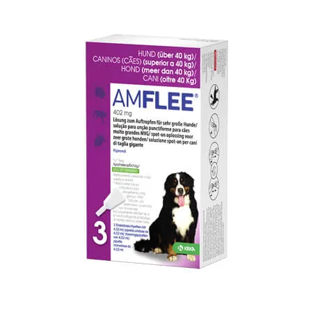 Amflee Spot On 402mg >40Kg 3 Pipetas