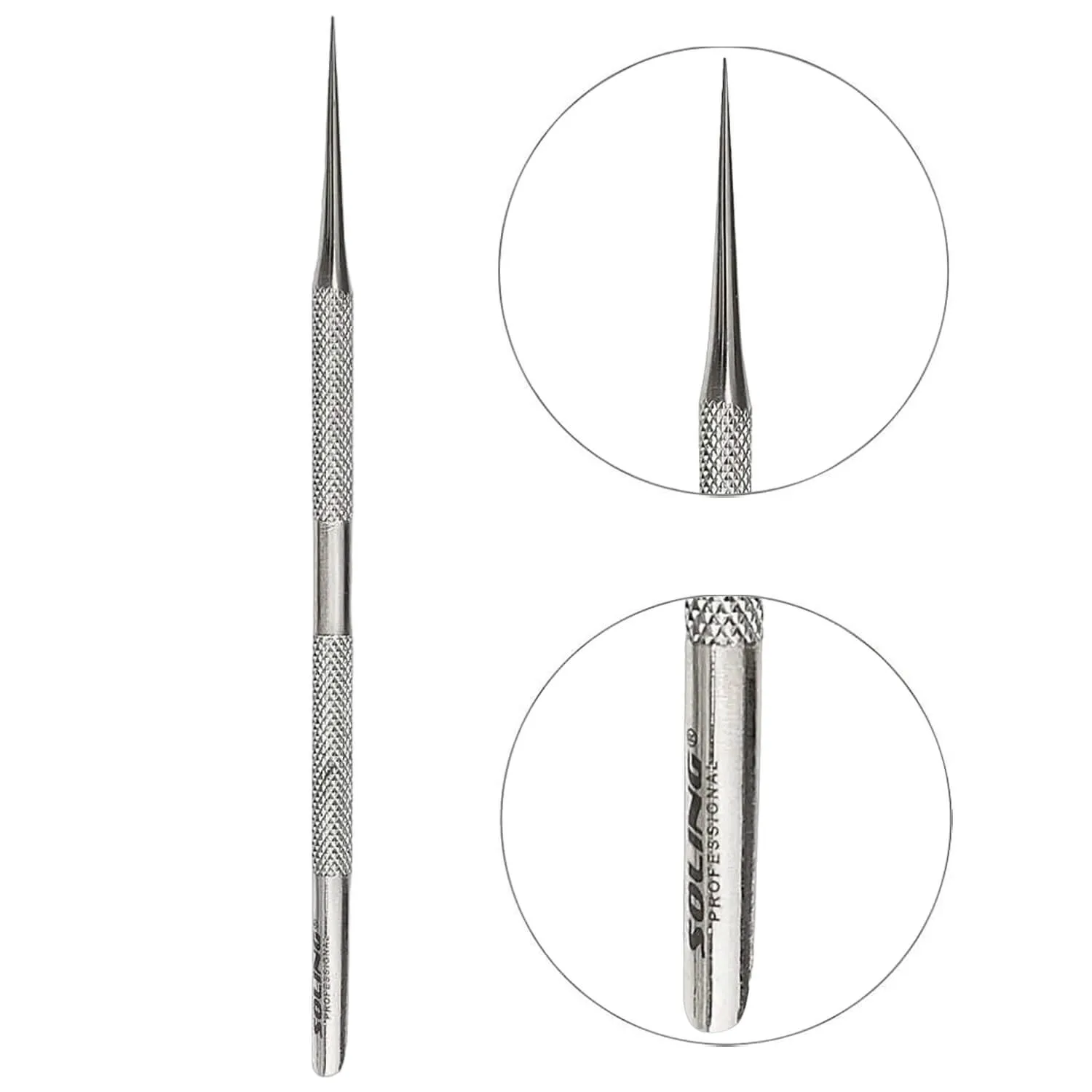 Instrumento Manicure Palito Inox Soling Ponta Dupla Ref. 75