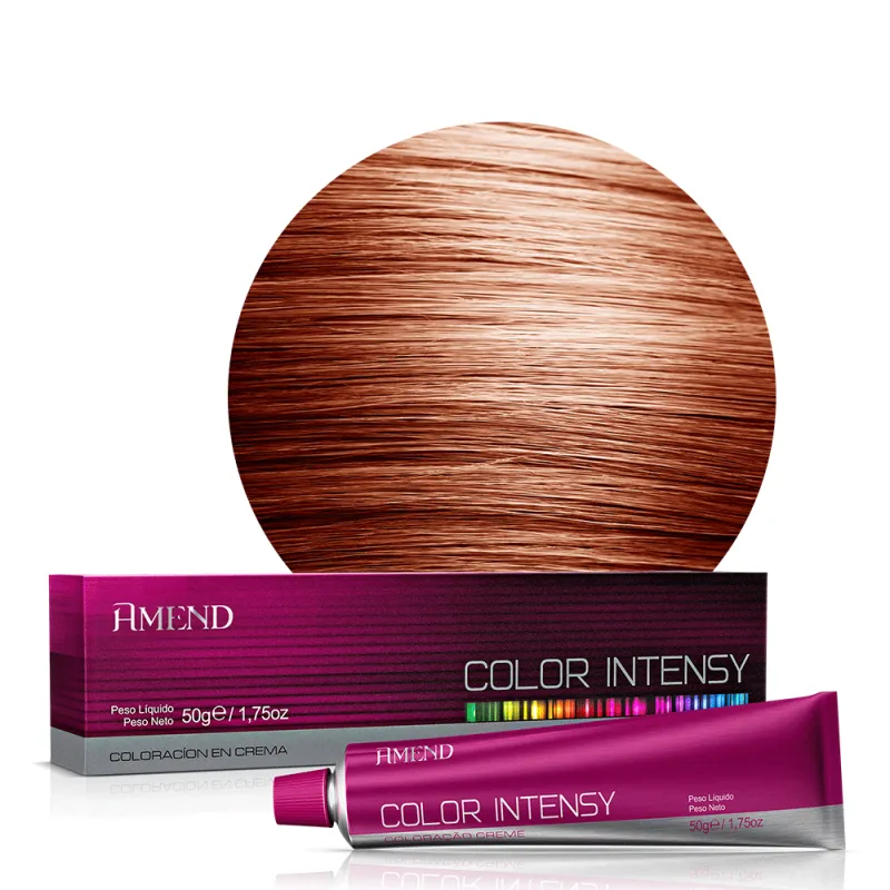 Amend Tintura Color Intensy 7.43 LOURO MÉDIO ACOBREADO 50g