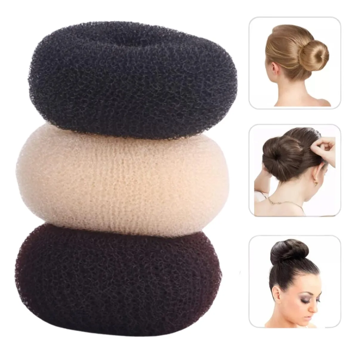 12 Un Rosquinha Esponja Donut Para Coque Perfeito - G