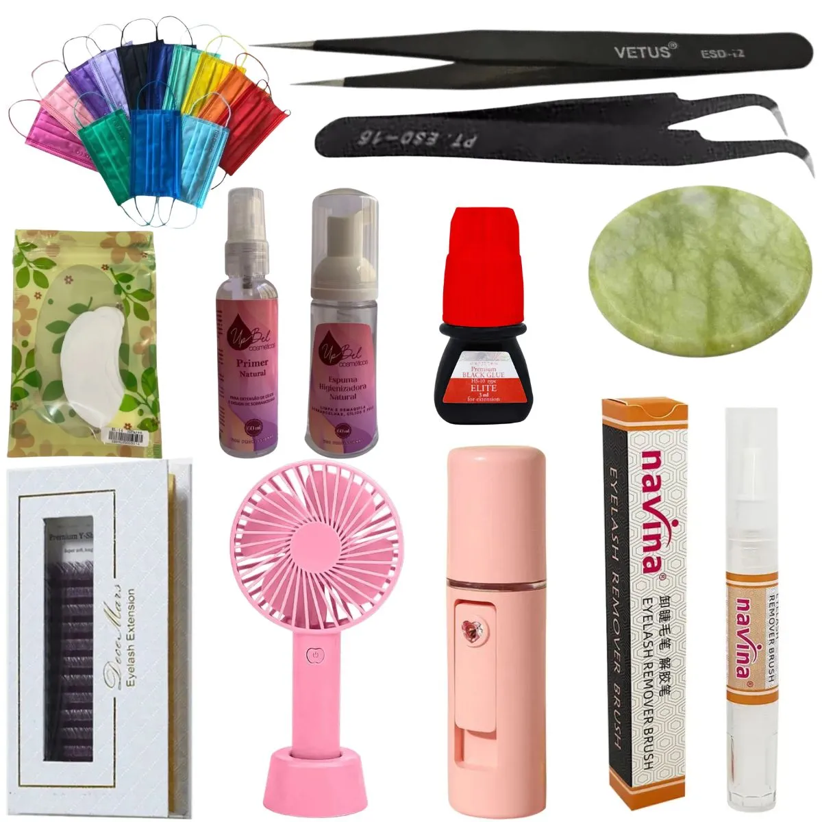 Kit Completo Para Alongamento De Cílios Profissional