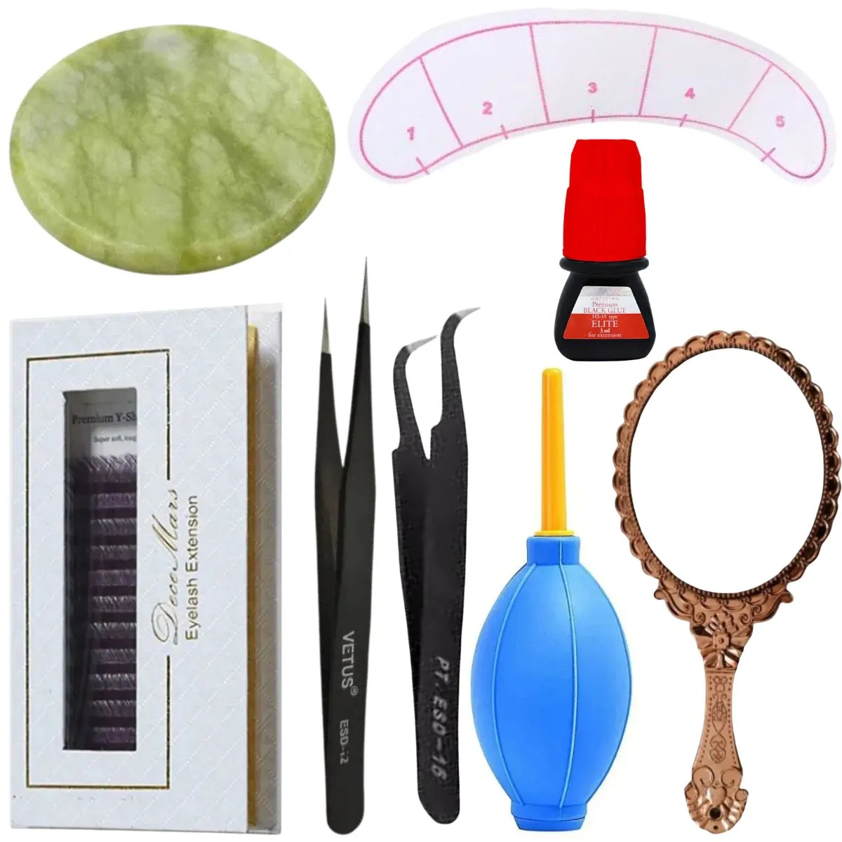 Kit Essencial Para Extensão De Cílios