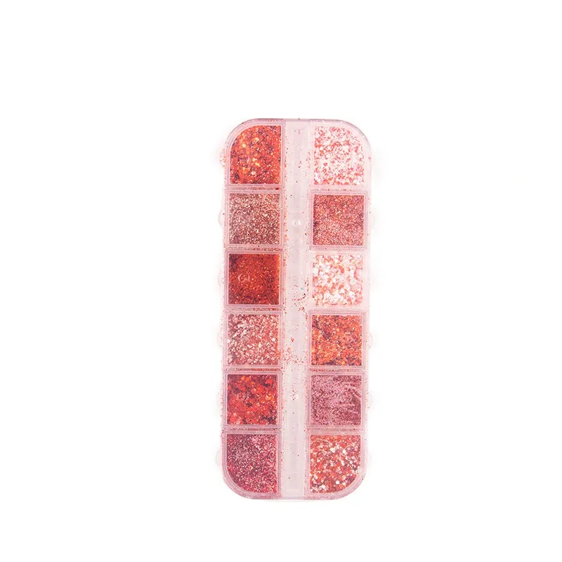 Kit Glitter Tons de Vermelho - Real Love